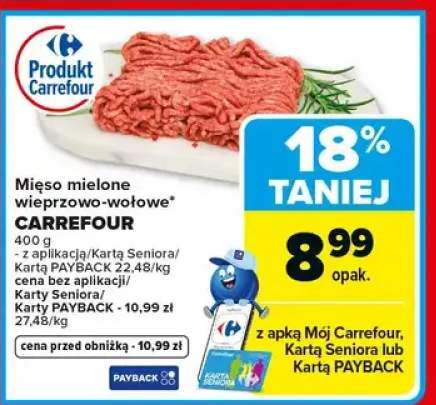 Mięso mielone wieprzowo-wołowe 400g