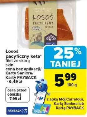 Łosoś pacyficzny keta filet ze skórą