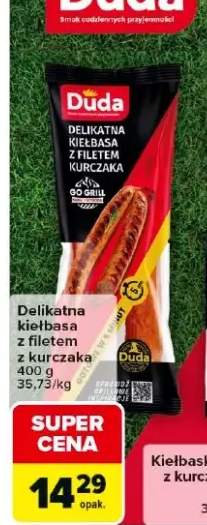Delikatna kiełbasa z filetem z kurczaka