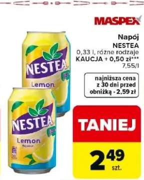 Napój Lemon różne rodzaje