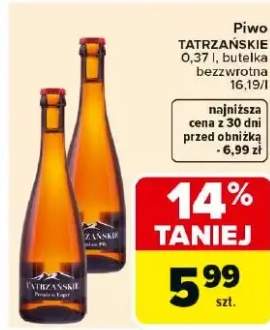 Piwo butelka bezzwrotna