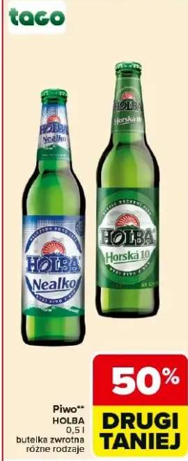 Piwo 0.5l butelka zwrotna różne rodzaje