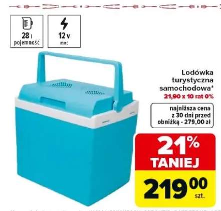 Lodówka turystyczna samochodowa