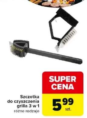 Szczotka do czyszczenia grilla 3 w 1 różne rodzaje