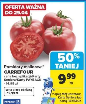 Pomidory malinowe Carrefour