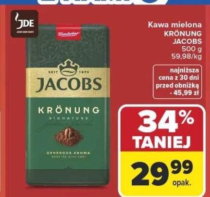 Kawa mielona Krönung Jacobs