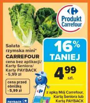 Sałata rzymska mini Carrefour