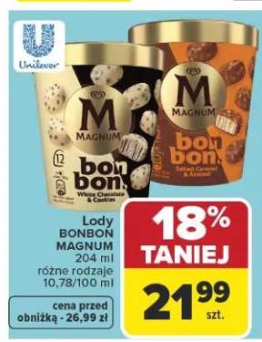 Lody Bonbon White Chocolate & Cookies Magnum