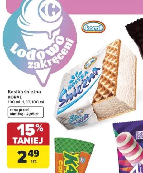 Lody Kostka śnieżna Koral