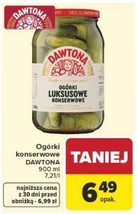 Ogórki konserwowe luksusowe Dawtona