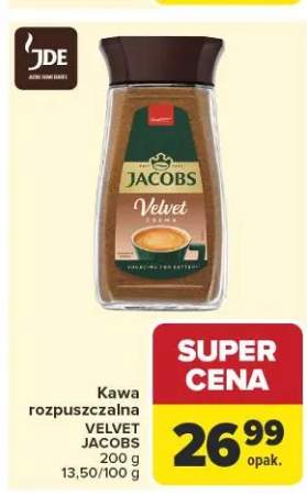 Kawa rozpuszczalna Jacobs Velvet Crema