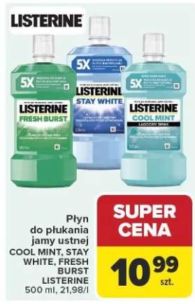 Płyn do płukania jamy ustnej Listerine Cool Mint