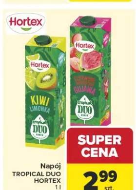 Napój Tropical Duo Hortex kiwi limonka