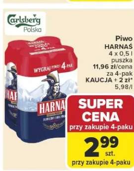 Piwo Harnaś puszka