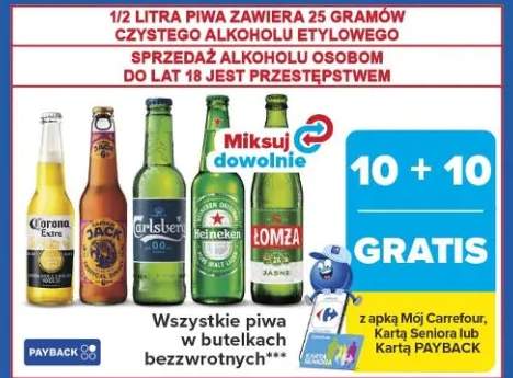 Piwo Jack Daniel's w butelkach bezzwrotnych