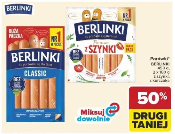 Parówki Berlinki Classic
