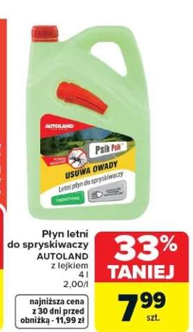 Płyn letni do spryskiwaczy Autoland z lejkiem