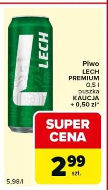Piwo Lech Premium puszka