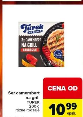 Ser camembert na grill Turek