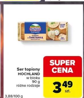 Ser topiony Hochland w bloku