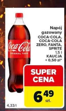 Napój gazowany Coca-Cola Original Taste
