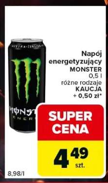 Napój energetyzujący Monster