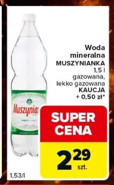 Woda mineralna Muszynianka gazowana