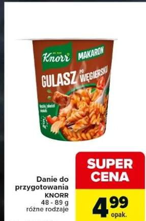 Danie do przygotowania Gulasz po węgiersku Knorr