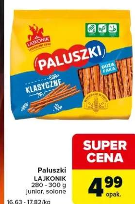 Paluszki klasyczne junior solone Lajkonik