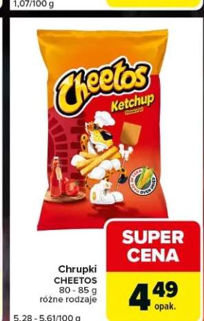 Chrupki ketchupowe Cheetos