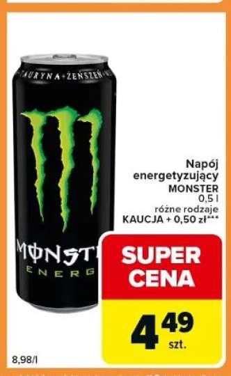 Napój energetyzujący Monster