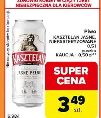 Piwo Kasztelan Jasne Niepasteryzowane