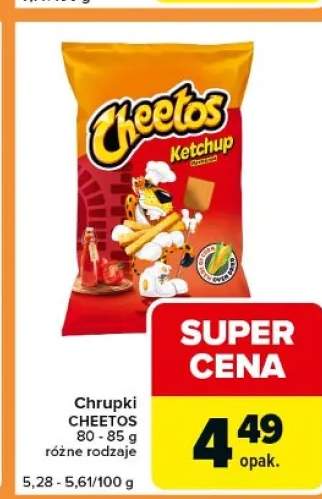 Chrupki Cheetos Ketchup