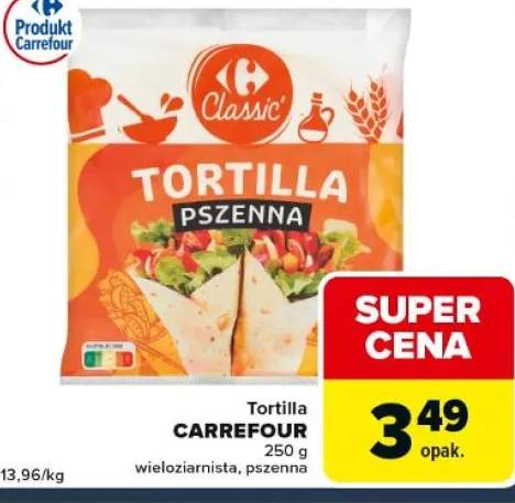 Tortilla pszenna Carrefour Classic