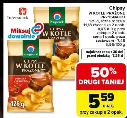 Chipsy w kotle prażone Przysnacki papryka czerwona