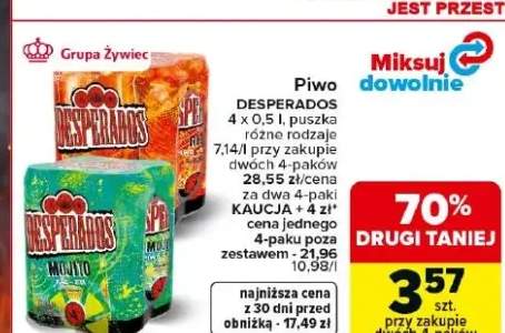 Piwo Desperados puszka