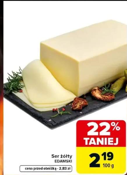 Ser żółty Edamski