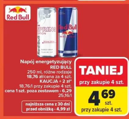 Napój energetyzujący Red Bull