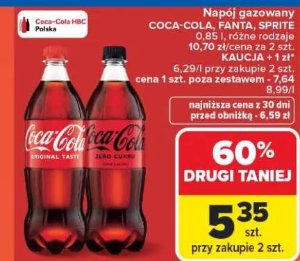 Napój gazowany Coca-Cola Original Taste