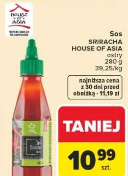 Sos Sriracha ostry House of Asia