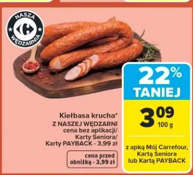 Kiełbasa krucha z Naszej Wędzarni