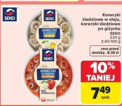 Koreczki śledziowe po giżycku Seko