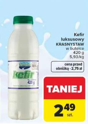 Kefir luksusowy Krasnystaw w butelce