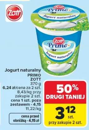 Jogurt naturalny Primo Zott