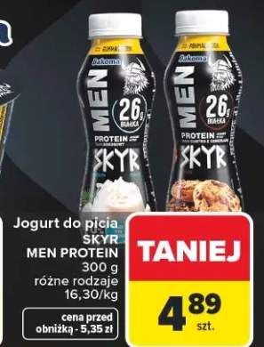 Jogurt do picia Skyr Men Protein Bakoma