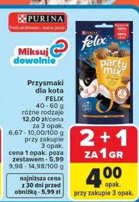 Przysmaki dla kota Felix Party Mix Purina