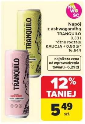Napój z ashwagandhą Tranquilo