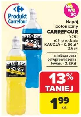 Napój izotoniczny Carrefour