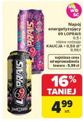 Napój energetyczny 69 Loprais
