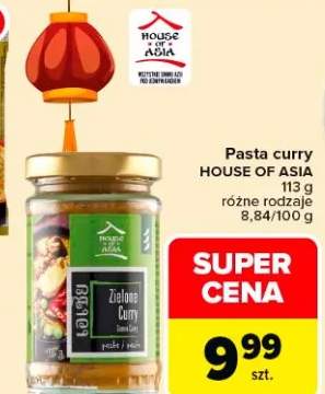 Pasta curry House of Asia Zielone Curry